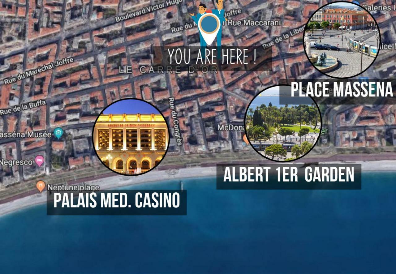 Nestor&Jeeves - Palais Marie Prestige - Central - Close Sea Ницца Экстерьер фото